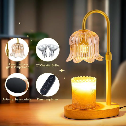 Lily Of The Valley Aromatherapy Lamp Wax Melter French Vintage Decorative Piece Ambiance Light